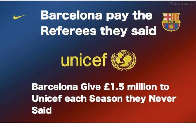 Barcelona pay the referees they said....